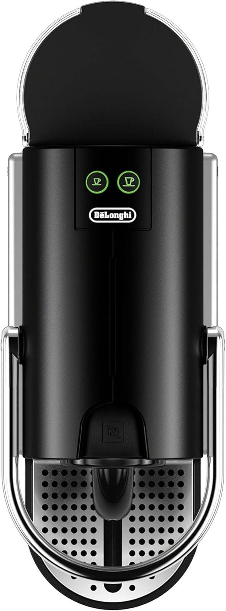 Pixie Coffee and Espresso Machine by  with Milk Frother, Aluminum, 34 Ounces