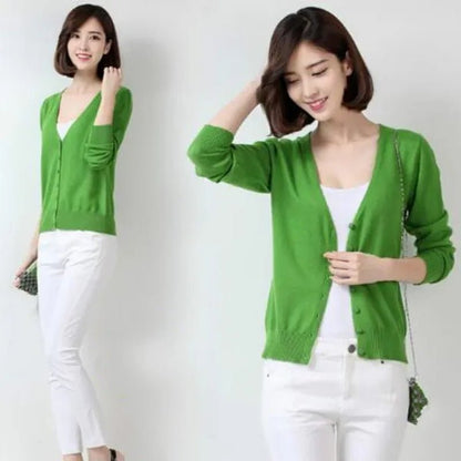 Plus Size S-XXL Spring Fashion Wool Pure Cashmere Sweater Cardigan Pullovers Pull Long Sleeve Women Sweaters Cardigans Outwear Coat