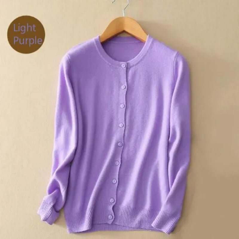Plus Size S-XXL Spring Fashion Wool Pure Cashmere Sweater Cardigan Pullovers Pull Long Sleeve Women Sweaters Cardigans Outwear Coat