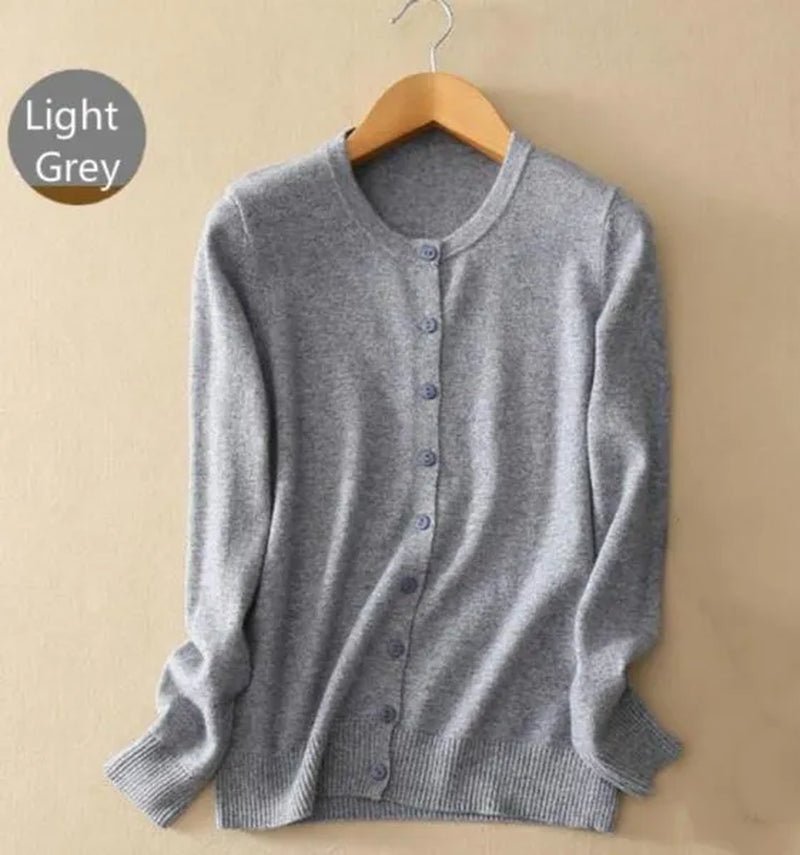Plus Size S-XXL Spring Fashion Wool Pure Cashmere Sweater Cardigan Pullovers Pull Long Sleeve Women Sweaters Cardigans Outwear Coat