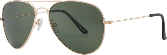 Polarized Aviator Sunglasses for Women Men, UV400 Protection Lens and Lightweight Metal Pilot Frame - WORLD TIME VISITS