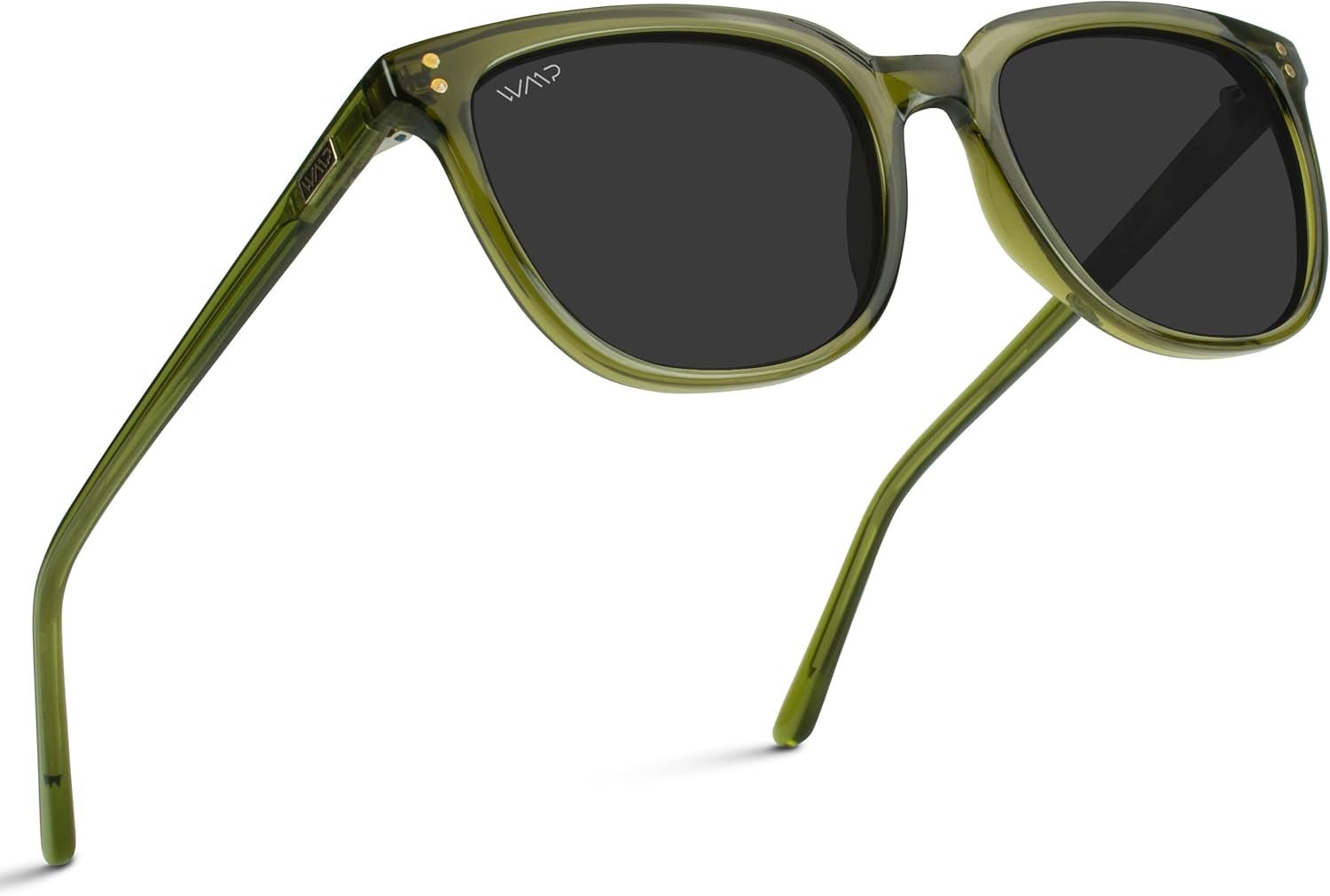 Polarized Classic Retro Flat Square Unisex Sunglasses - WORLD TIME VISITS