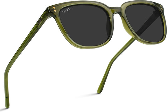 Polarized Classic Retro Flat Square Unisex Sunglasses - WORLD TIME VISITS