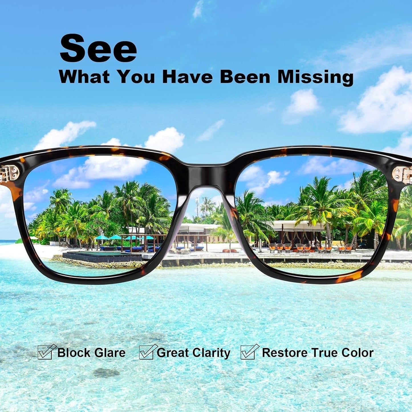 Polarized Men'S Sunglasses UV400 Protection for Driving Fishing Hiking Golf Outdoor Sport Glasses