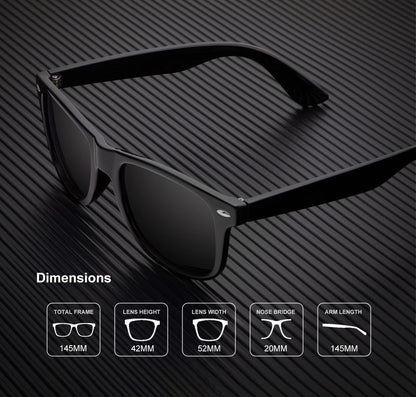 Polarized Sunglasses for Men and Women Matte Finish Sun Glasses Color Mirror Lens UV Blocking (3 Pack)