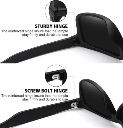 Polarized Sunglasses for Men Women Classic Retro Sun Glasses for Driving UV Protection