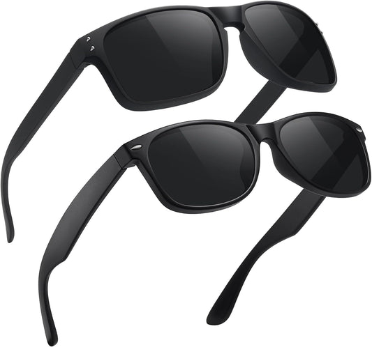 Polarized Sunglasses for Men Women Classic Retro Sun Glasses for Driving UV Protection - WORLD TIME VISITS