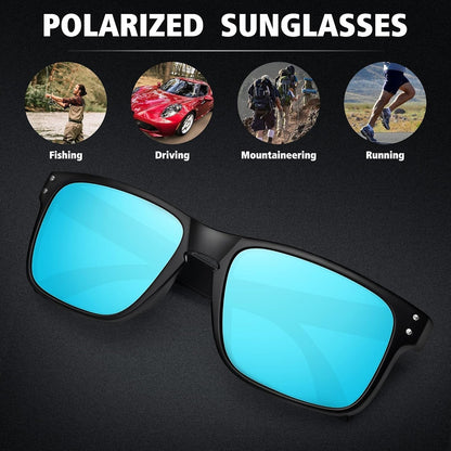 Polarized Sunglasses for Men Women Sports Driving Fishing Glasses UV400 Protection