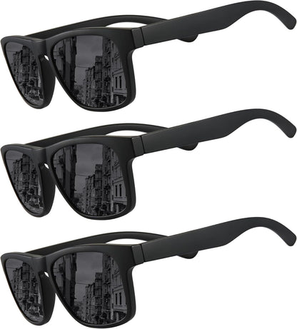 Polarized Sunglasses for Men Women UV Protection Square Frame Sport Fishing Driving Sunglasses - WORLD TIME VISITS