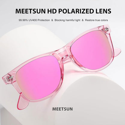 Polarized Sunglasses for Women Men Classic Retro Trendy Driving Sun Glasses UV400 Protection (3 Pack)