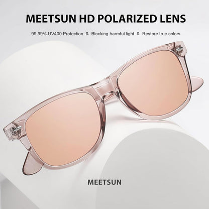 Polarized Sunglasses for Women Men Classic Retro Trendy Driving Sun Glasses UV400 Protection (3 Pack)