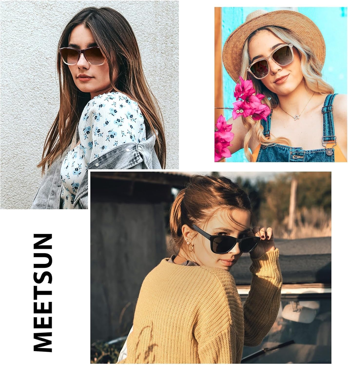 Polarized Sunglasses for Women Men Trendy Classic Retro Designer Style Fashion UV400 Protection - WORLD TIME VISITS