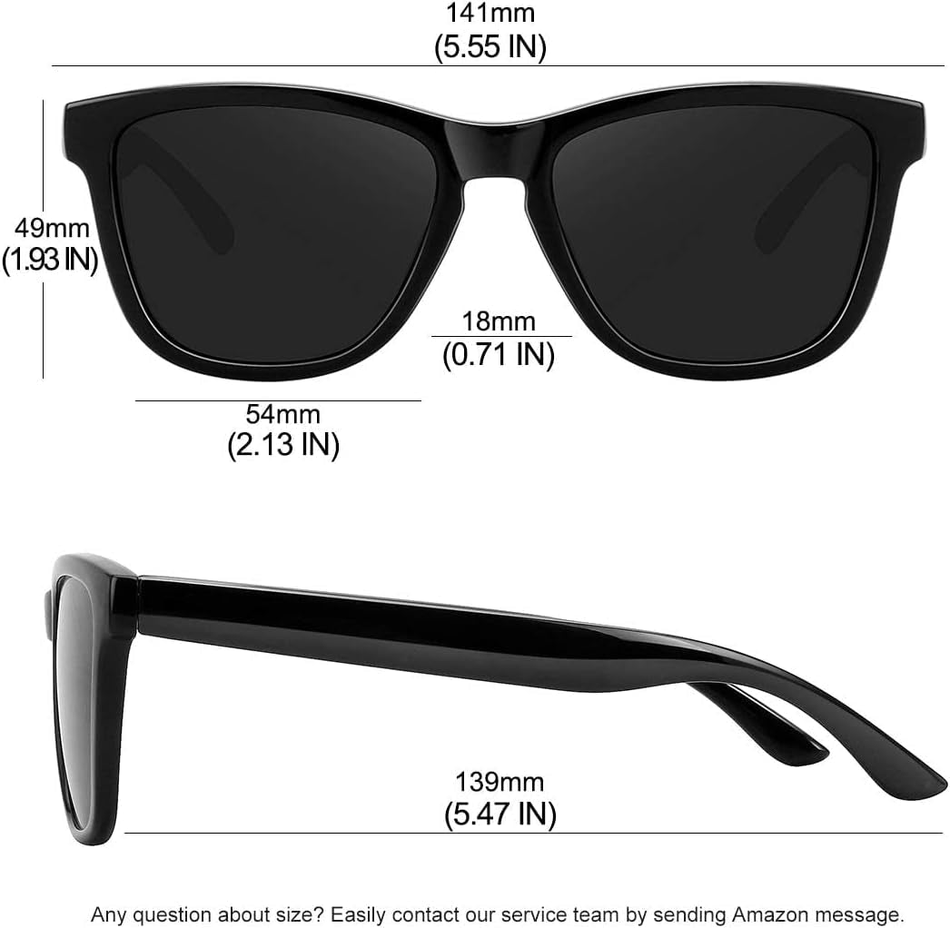 Polarized Sunglasses for Women Men Trendy Classic Retro Designer Style Fashion UV400 Protection