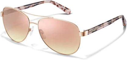 Polarized Sunglasses for Women UV Protection Acetate Arms Metal Frame Woman'S Shades CA3216 - WORLD TIME VISITS