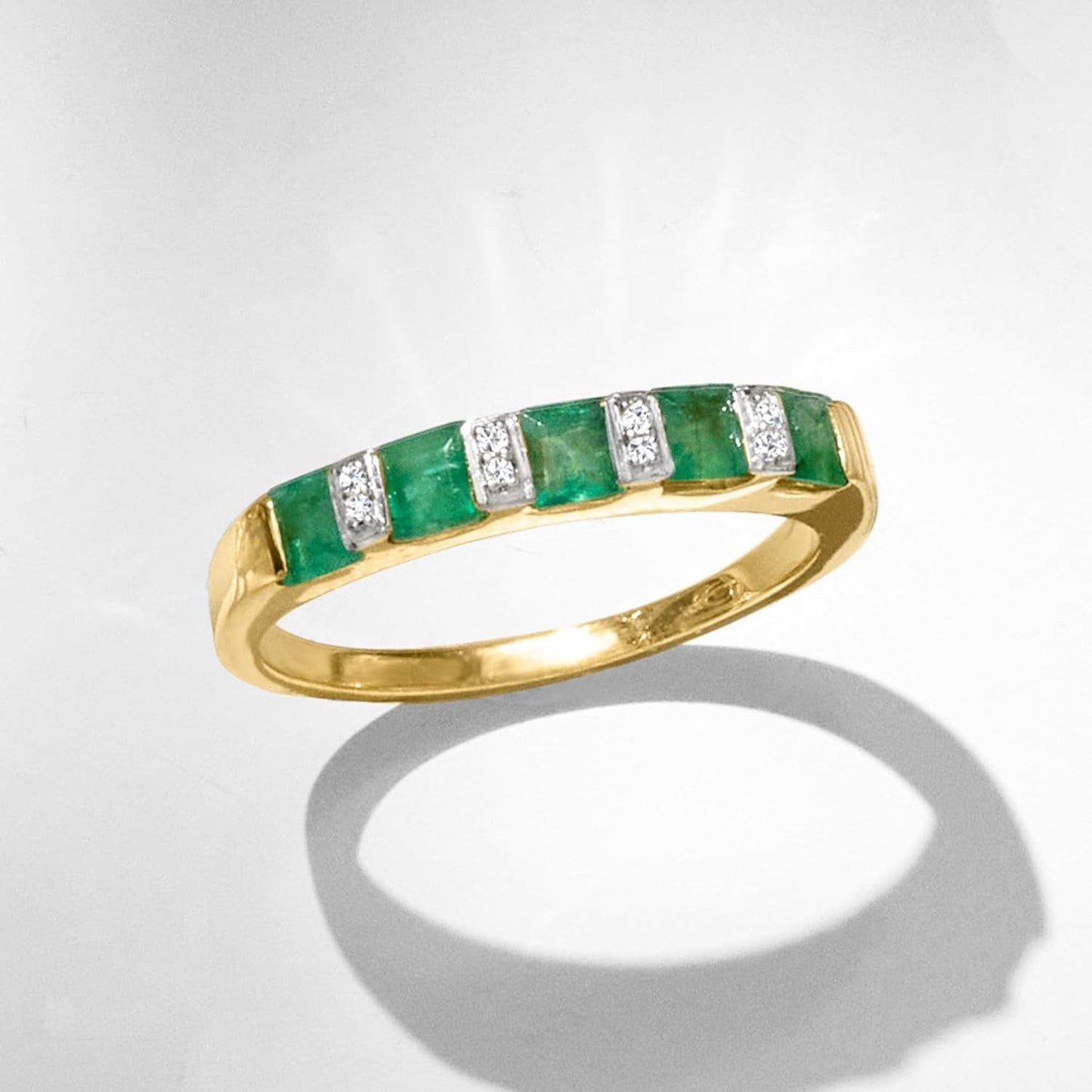 Precious Gemstone Ring in 18Kt Gold over Sterling