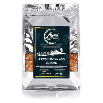 Premium Mixed Arare Rice Crackers Mochi Crunch Japanese Hawaiian Style Asian Snack Mix 1LB 16Oz - WORLD TIME VISITS