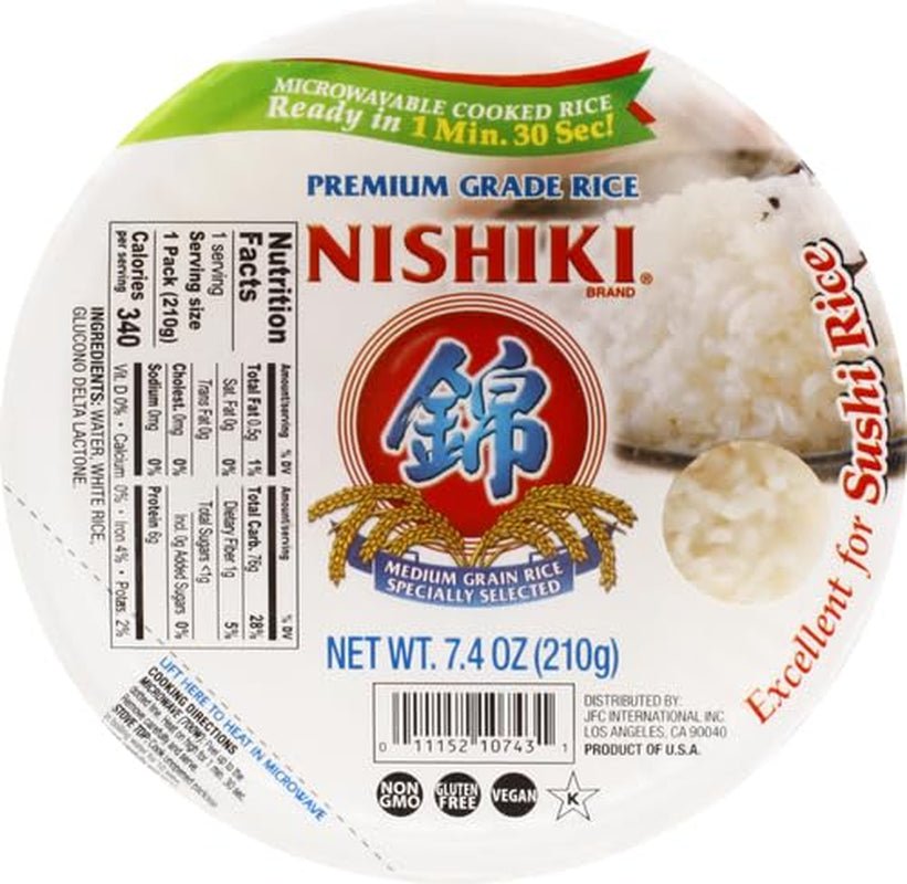 Premium Steamed White Rice, 7.4 Oz - WORLD TIME VISITS