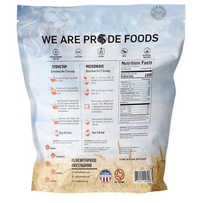 Pride Foods Rice 'N Grinds Hot Cereal - Gluten - Free, Non - Gmo, Vegan - Friendly, Natural Rice Breakfast, Quick & Easy Hot Meal, Low - Fat Comfort Food, 30 Servings, Coconut Cream Pie - WORLD TIME VISITS