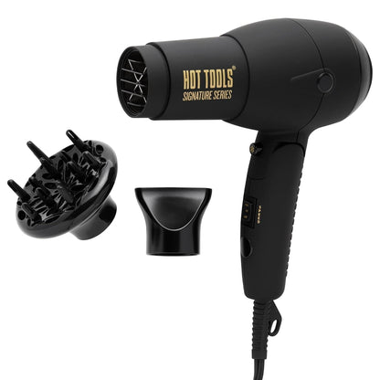 Pro Signature 1875W Folding Handle Hair Dryer | Compact, Perfect for Travel - WORLD TIME VISITS