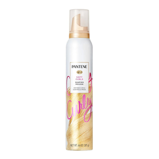 Pro - V Curl Mousse to Tame Frizz for Soft, Touchable Curls, 6.6 Oz - WORLD TIME VISITS