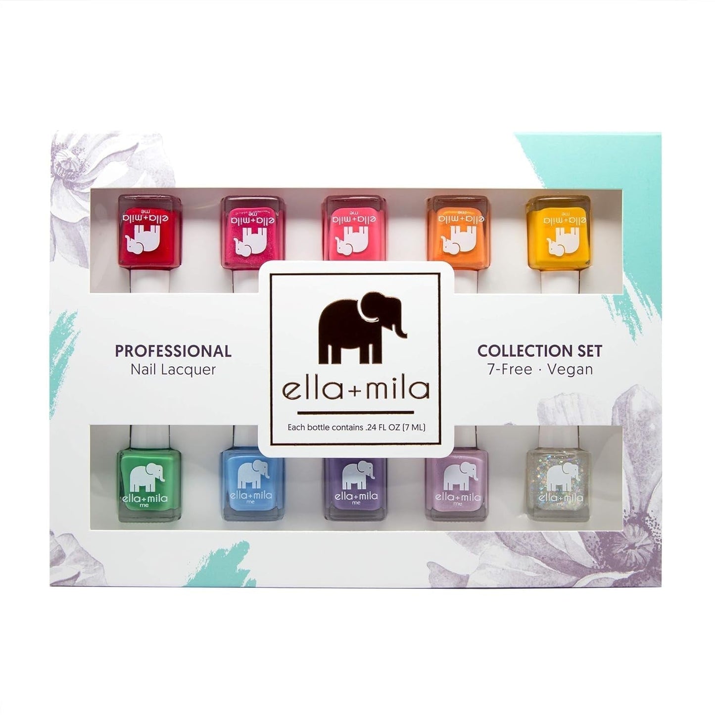 Professional Nail Polish Set - Quick Dry Nail Polish - Long - Lasting & Chip Resistant Nail Polish Kit (Me Collection - 10 Pack - 0.24 Fl Oz Each) - WORLD TIME VISITS