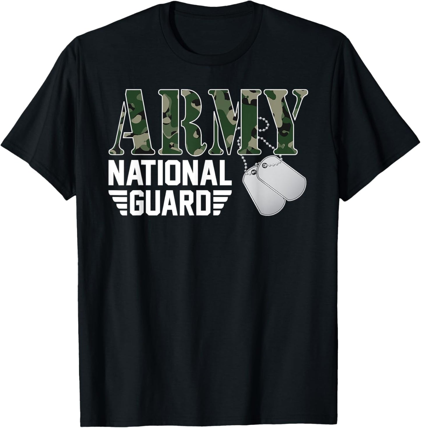 Proud Army National Guard Military Family Veteran Army T-Shirt - WORLD TIME VISITS