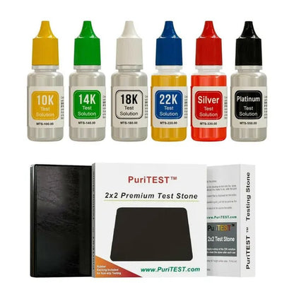 PuriTEST Gold Silver Acid Testing Kit Electronic Scale Diamond Tester Digital - WORLD TIME VISITS