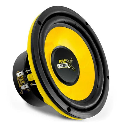 Pyle PLG64 6.5" 1200W Car Audio Mid Bass/Midrange Subwoofer Speaker Set, 2 Pair