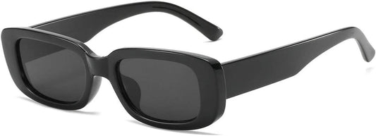 Rectangle Sunglasses for Women Men Trendy Retro Fashion Sunglasses UV 400 Protection Square Fram - WORLD TIME VISITS