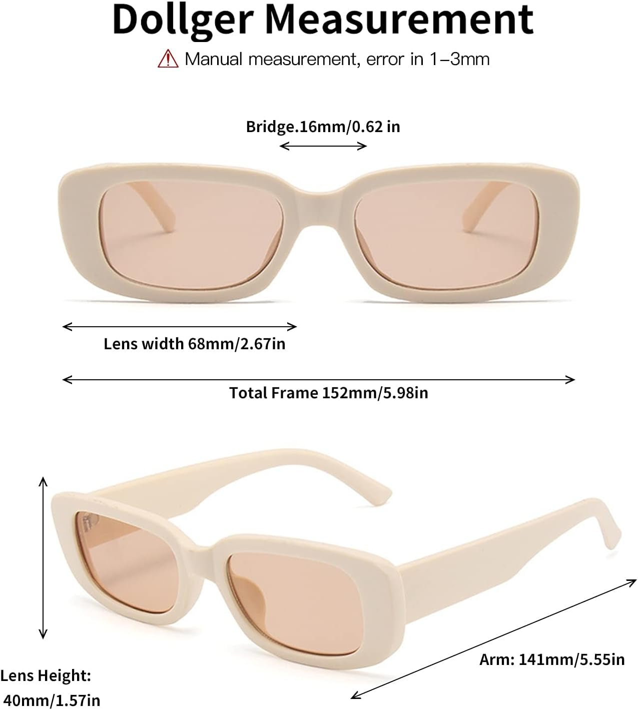 Rectangle Sunglasses for Women Men Trendy Retro Fashion Sunglasses UV 400 Protection Square Fram