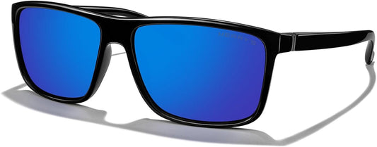 Rectangular Polarized Sports Sunglasses for Men Women Cycling Driving Fishing UV400 Protection S8225 - WORLD TIME VISITS