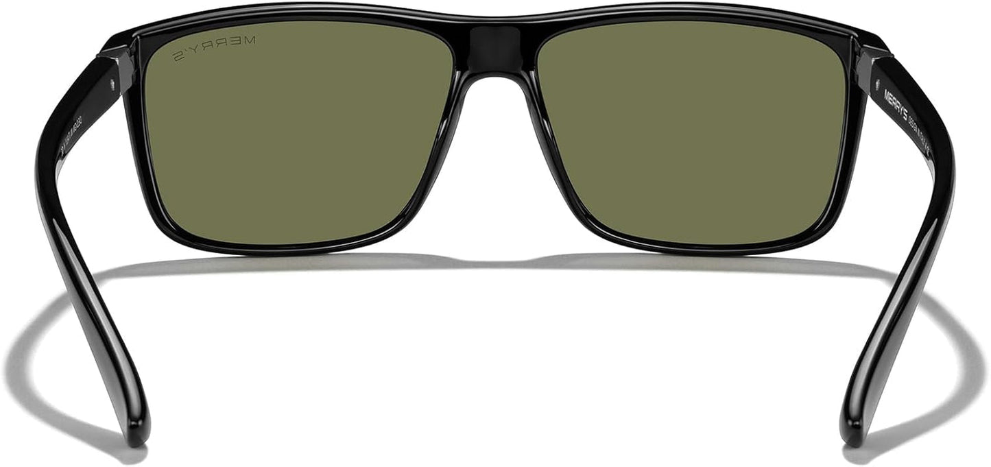 Rectangular Polarized Sports Sunglasses for Men Women Cycling Driving Fishing UV400 Protection S8225
