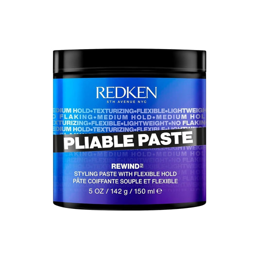 Redken Pliable Styling Paste with Flexible Hold for All Hair Types - Adds Lightweight, Flexible Texture & Moisture, Medium Hold - WORLD TIME VISITS