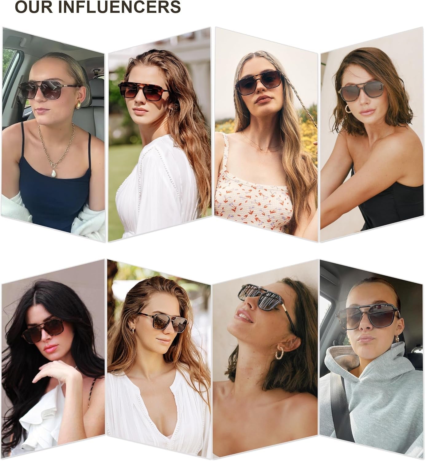 Retro Aviator Sunglasses for Women Men,Trendy Rectangle Womens Mens Shades Sun Glasses SJ2202 - WORLD TIME VISITS
