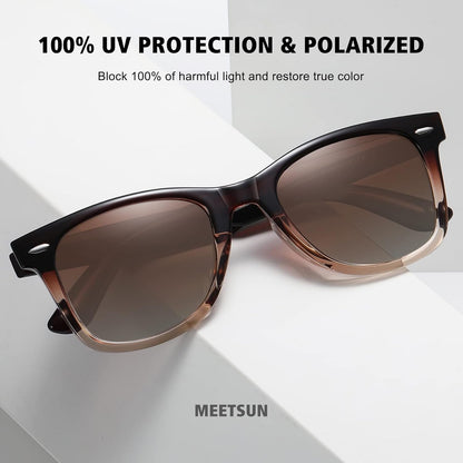 Retro Polarized Sunglasses for Women Men Classic Mirror Lens Driving Trendy Sun Glasses UV Protection (3 Pack)