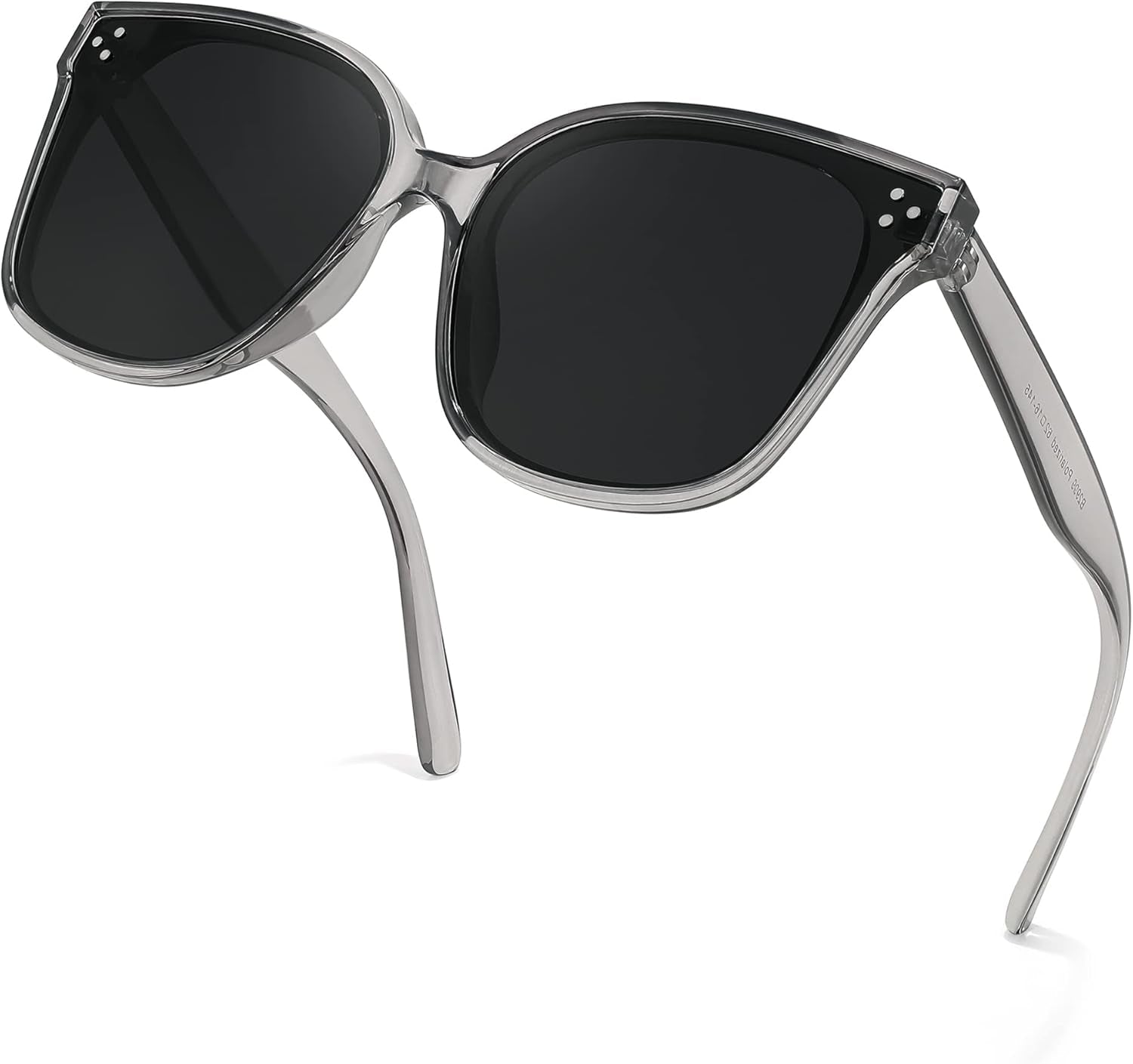 Retro Square Polarized Sunglasses Women Men Vintage Minimalist Shades B2600 - WORLD TIME VISITS
