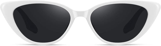 Retro Vintage Narrow Cat Eye Sunglasses for Women 90S Small Chic Style Trendy Sunnies UV400 Protection FZN7514 - WORLD TIME VISITS