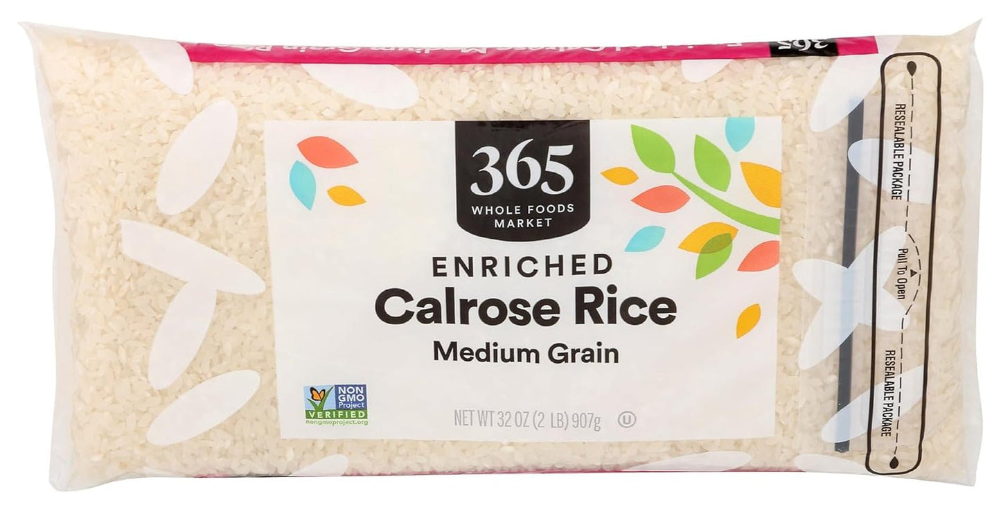 , Rice Medium Grain Calrose Enriched, 32 Ounce - WORLD TIME VISITS