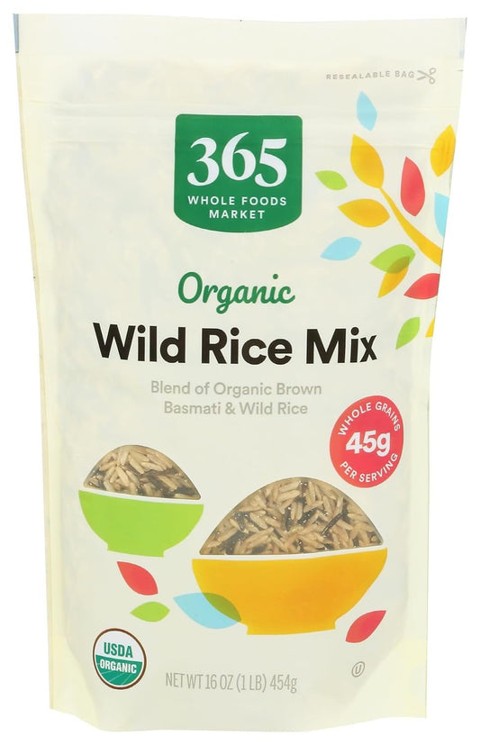 , Rice Wild Mix Organic, 16 Ounce - WORLD TIME VISITS