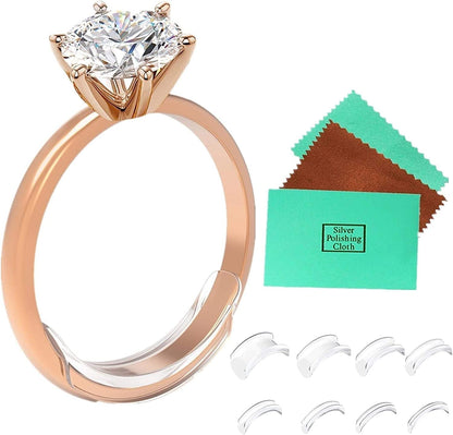 Ring Size Adjuster for Loose Rings for Any Rings Ring Size Reducer Spacer Ring Guard - WORLD TIME VISITS