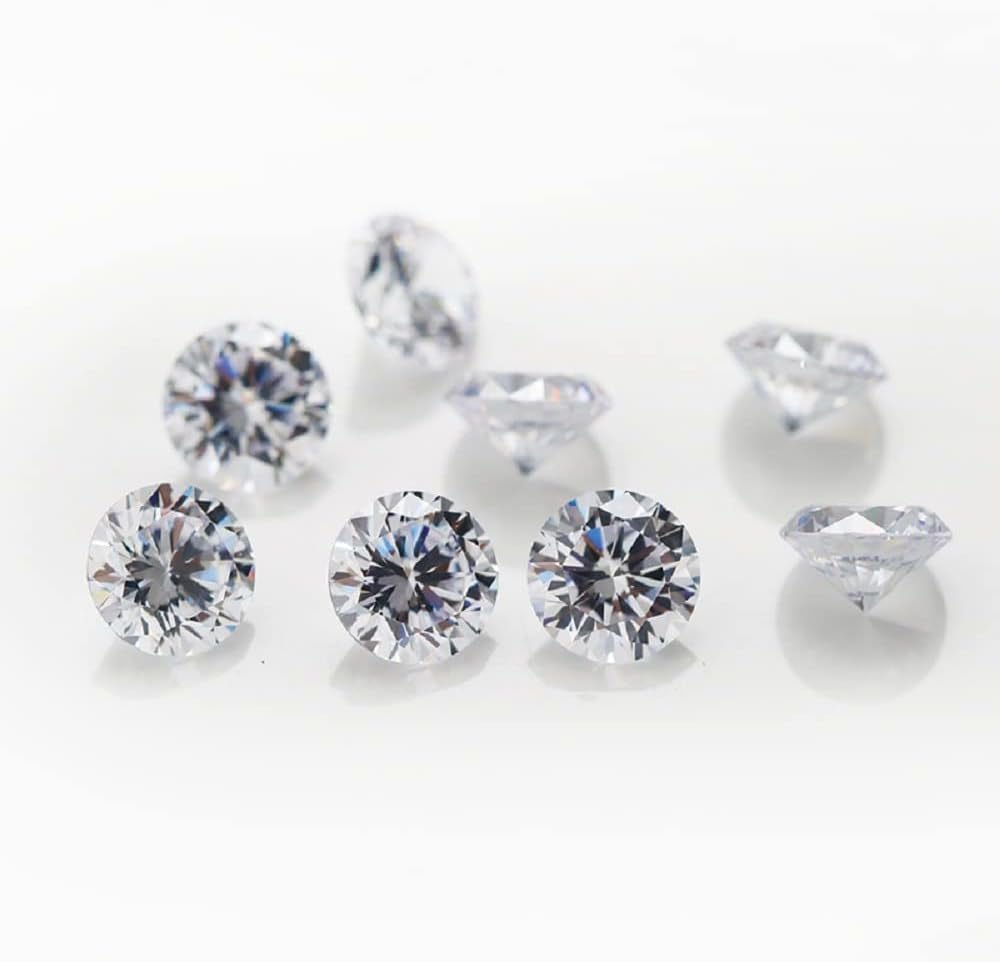 Round Cut 5A Cubic Zirconia Stone Mix 15 Colors Loose CZ Stones Synthetic Gemstone for Jewelry Making