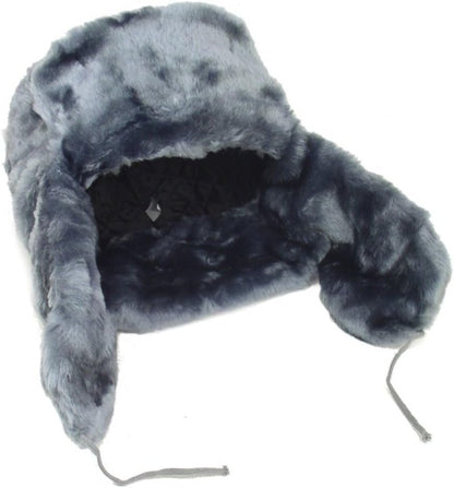 Russian Winter Hat *Shapka-Ushanka*Gray*Size L