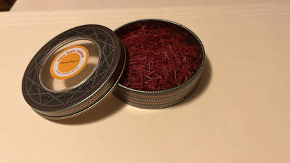 SAFFRON - (15 Grams/0.53 Ounce) Spanish Saffron - Super Negin Grade A+ Saffron Threads - Pure All Red Saffron Spice for Culinary Use as Golden Milk, Paella, Risotto, Bomba Rice, Saffron Tea