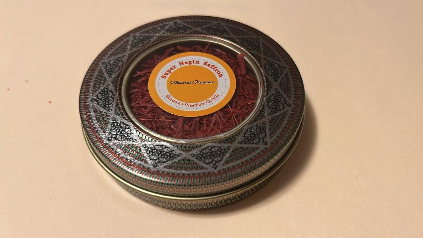 SAFFRON - חוטי זעפרן לבישול, מזעפרן טהור, זעפרן ספרדי אורגני טהור, תבלין זעפרן טרי, (3 גרם | 0.11 אונקיות)