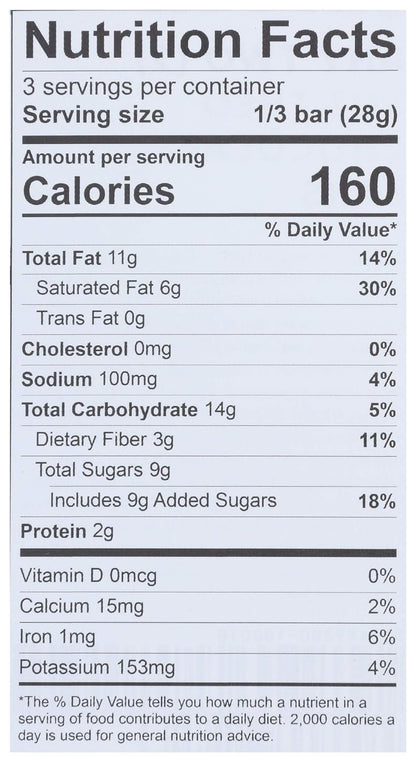 Sea Salt Organic Dark Chocolate Bar, 70% Cacao, 1 Bar | Vegan, Fair Trade
