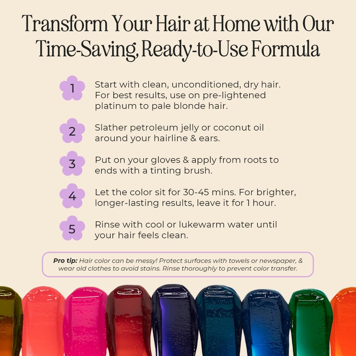 Semi Permanent Hair Color | Color Depositing Conditioner | Garnet Violet Hair Dye | No Bleach & No Peroxide Temporary Tint for Women & Men | Vegan, Ammonia Free, & Sulfate Free | Ready to Use, 6Oz