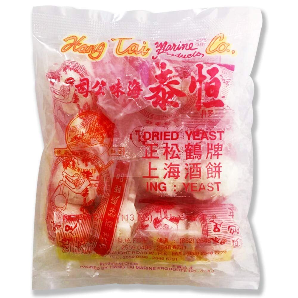 Shanghai Yeast Balls - Chinese Rice Wine Starter 4 Oz (1 Pack) - WORLD TIME VISITS