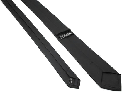 Skinny Solid Ties for Men, 2.5 Inch Slim Plain Neckties 4-Pack