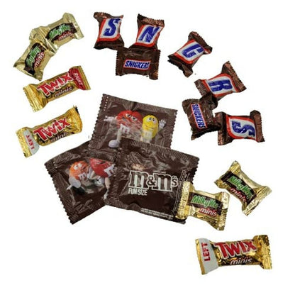 SNICKERS, M&MS, TWIX, 3 MUSKETEERS & MILKY WAY, Mars Chocolate Variety Mix - 2 Pounds (Pack of 1)