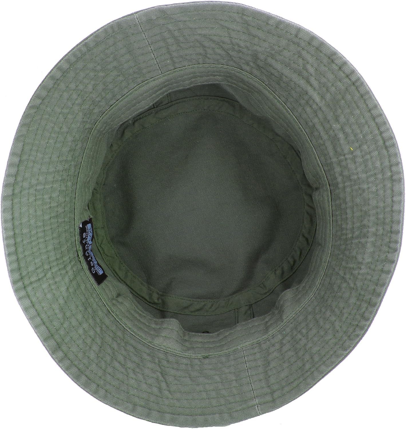 Solid Color 100% Cotton Bucket Hat for Women and Men Packable Travel Summer Beach Hat